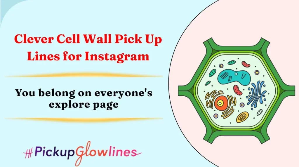 Clever Cell Wall Pick Up Lines for Instagram