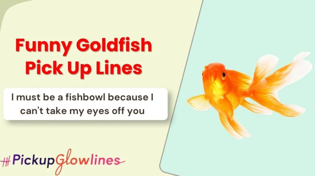 Funny Goldfish Pick Up Lines