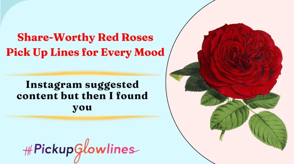 Share-Worthy Red Roses Pick Up Lines for Every Mood